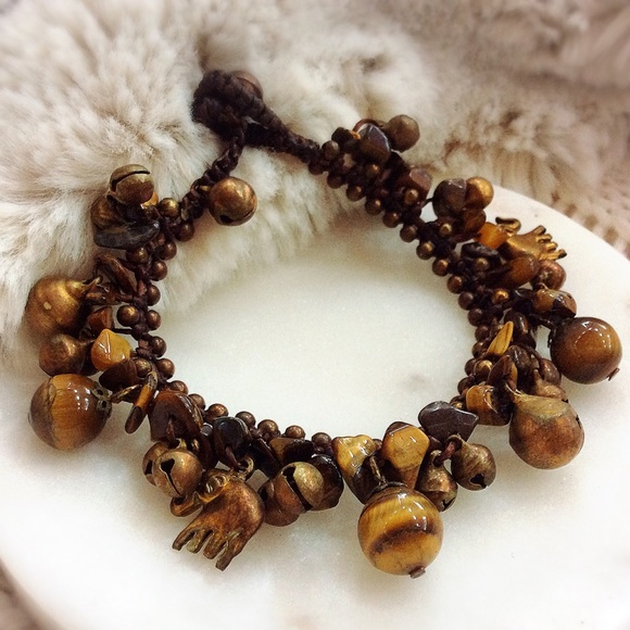 Jewelry - 🐘 BOHO Brown Stone Elephant Bracelet 🐘